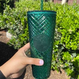 Emerald Green 24oz Starbucks cup